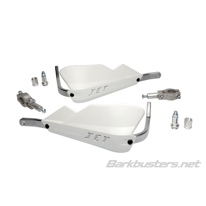 KIT DE PARAMANOS BARKBUSTERS JET ABIERTO Ø22 UNIVERSAL COLOR BLANCO