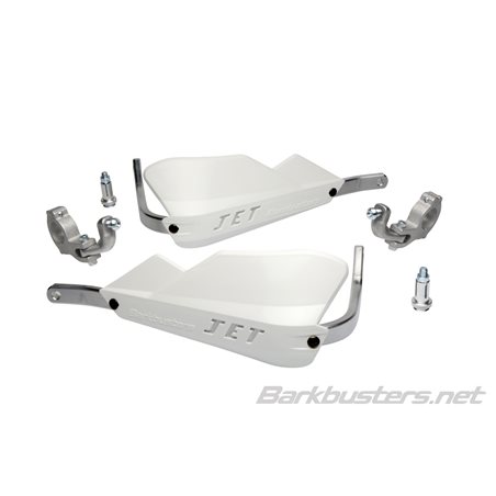 KIT DE PARAMANOS BARKBUSTERS JET CERRADO UNIVERSAL COLOR BLANCO