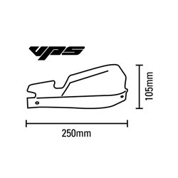 KIT DE PARAMANOS BARKBUSTERS VPS UNIVERSAL COLOR AMARILLO HIVIZ