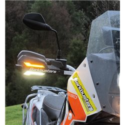 KIT INTERMITENTES LED LUZ AMBAR, PARAMANOS BARKBUSTERS JET, VPS,STORM
