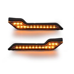 KIT INTERMITENTES LED LUZ AMBAR, PARAMANOS BARKBUSTERS JET, VPS,STORM