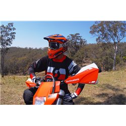 KIT PARAMANOS BARKBUSTERS SABRE COLOR NEGRO / COLOR AMARILLO HIVIZ