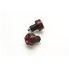 CONTRAPESOS MANILLAR V PARTS SPARK Ø18MM NEGRO/ROJO