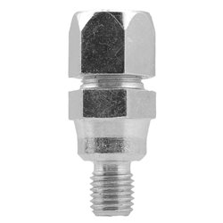 Adaptador-pinza M10/125 Rosca Derecha blanco