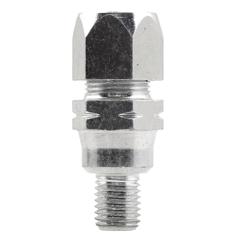 Adaptador-pinza M10/125 Rosca Izquierda blanco