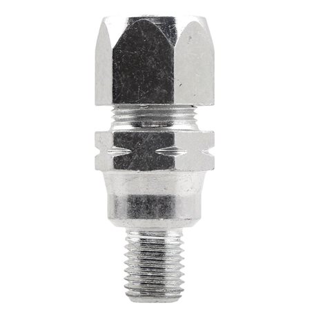 Adaptador-pinza M10/125 Rosca Izquierda blanco