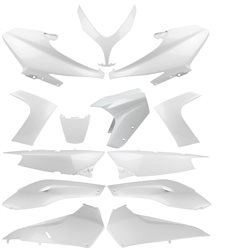 CARENADOS TAPAS YAMAHA TMAX 500 08'-11' BLANCO PERLADO