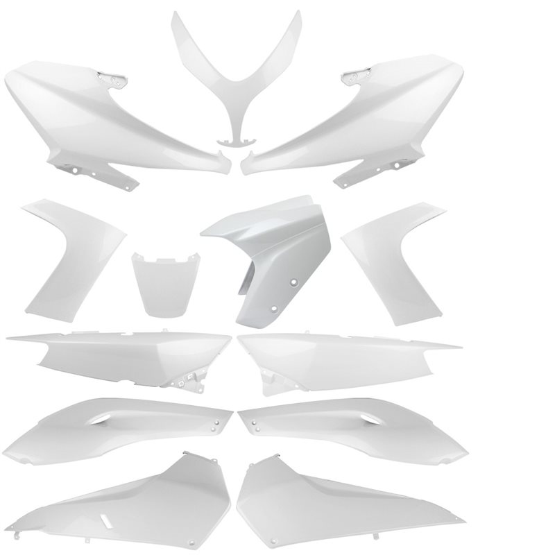 CARENADOS TAPAS YAMAHA TMAX 500 08'-11' BLANCO PERLADO