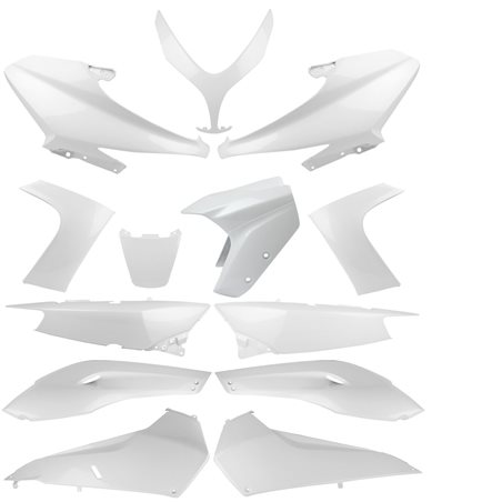 CARENADOS TAPAS YAMAHA TMAX 500 08'-11' BLANCO PERLADO