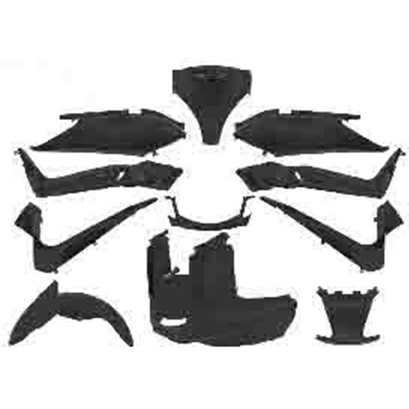 CARENADO YAMAHA X-MAX 125/250 HASTA 09' NEGRO MATE