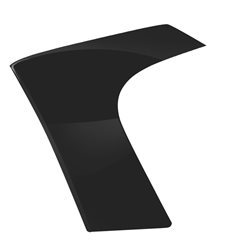 BOOMERANG DELANTERO IZQUIERDO T-MAX 08'-11' NEGRO BRILLO