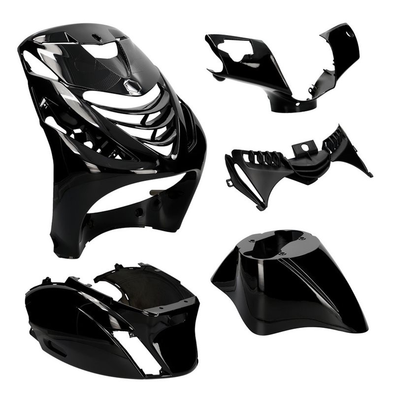KIT DE CARENADOS PIAGGIO ZIP SP 4 PIEZAS NEGRO