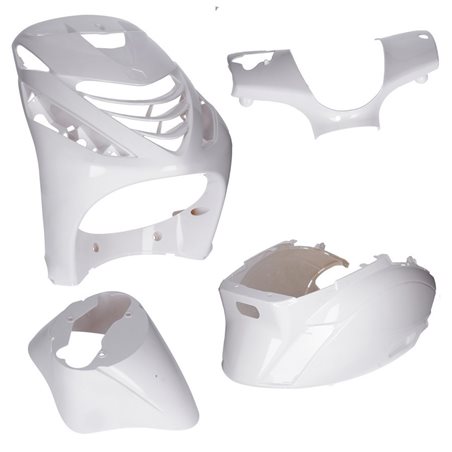 KIT DE CARENADOS PIAGGIO ZIP SP 4 PIEZAS BLANCO