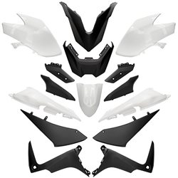 KIT DE CARENADOS YAMAHA TMAX 530 2017-2019 PHASE 3 15 PIEZAS – BLANCO COMPETITION