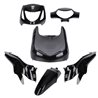 KIT DE CARENADOS HONDA SH 2004 6 PIEZAS NEGRO