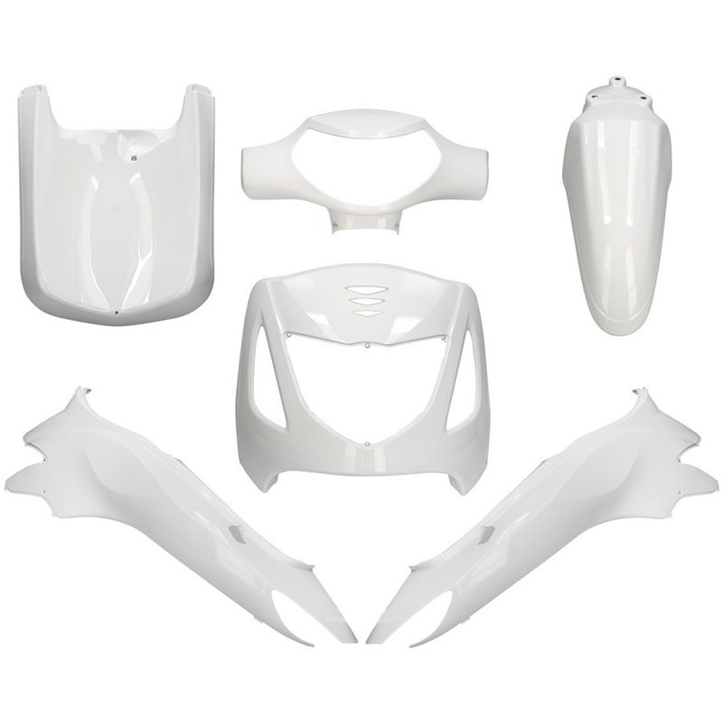 KIT DE CARENADOS HONDA SH 2004 6 PIEZAS BLANCO