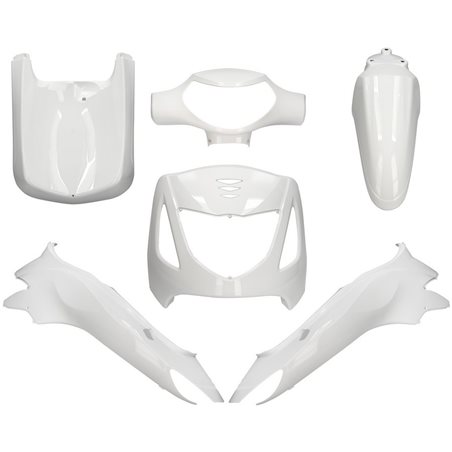 KIT DE CARENADOS HONDA SH 2004 6 PIEZAS BLANCO