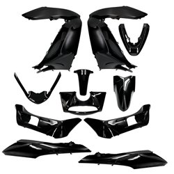 KIT DE CARENADOS HONDA PCX 2013 11 PIEZAS NEGRO