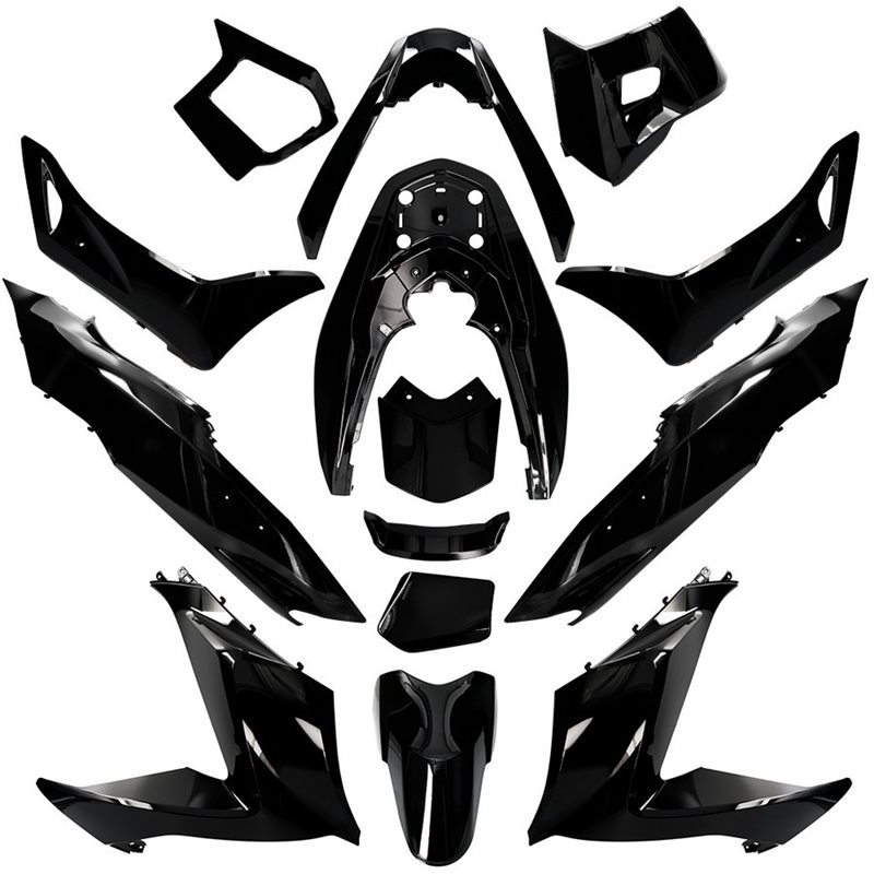 KIT DE CARENADOS HONDA PCX 2014-2017 14 PIEZAS NEGRO PERLA NIGHTSTAR NHA84 KIT DE CARENADOS HONDA PCX 2014-2017 14 PIEZAS NEGRO PERLA NIGHTSTAR NHA84