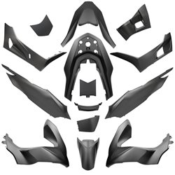KIT DE CARENADOS HONDA PCX 2021- 14 PIEZAS NEGRO MATE NHA76