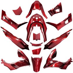 KIT DE CARENADOS HONDA PCX 2021- 14 PIEZAS ROJO PERLA R368