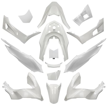KIT DE CARENADOS HONDA PCX 2021- 14 PIEZAS BLANCO PERLA NHB35
