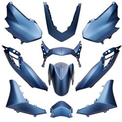 KIT DE CARENADOS YAMAHA NMAX A PARTIR DEL 2021 10 PIEZAS AZULE MATE DARK PURPBLISH BLUE ME