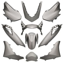 KIT DE CARENADOS YAMAHA NMAX A PARTIR DEL 2021 10 PIEZAS GRIS MATE METALLIC
