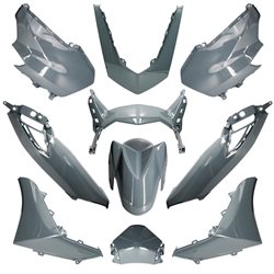 KIT DE CARENADOS YAMAHA NMAX A PARTIR DEL 2021 10 PIEZAS GRIS PASTEL DARK GRAY