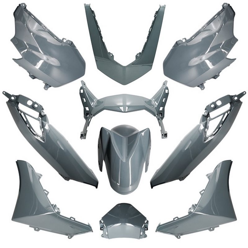 KIT DE CARENADOS YAMAHA NMAX A PARTIR DEL 2021 10 PIEZAS GRIS PASTEL DARK GRAY
