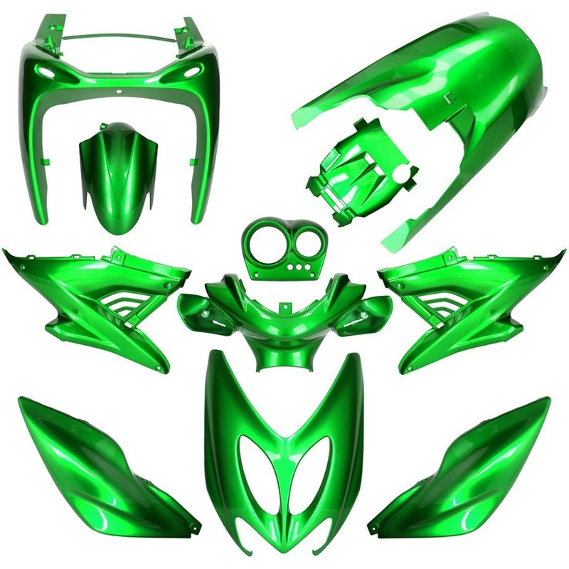CARENADOS YAMAHA AEROX HASTA 2013 11 PIEZAS VERDE KAWA