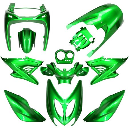 CARENADOS YAMAHA AEROX HASTA 2013 11 PIEZAS VERDE KAWA