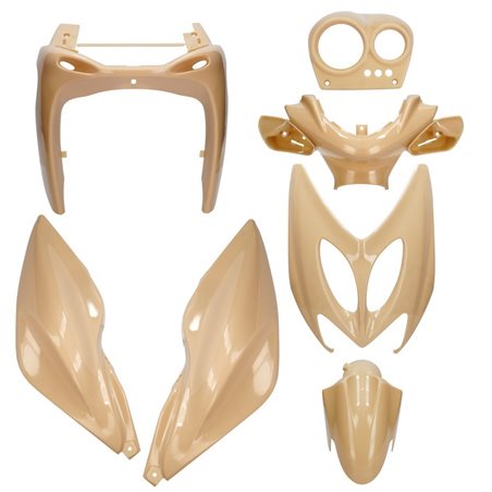 KIT DE CARENADOS YAMAHA AEROX 7 PIEZAS SIN PINTAR