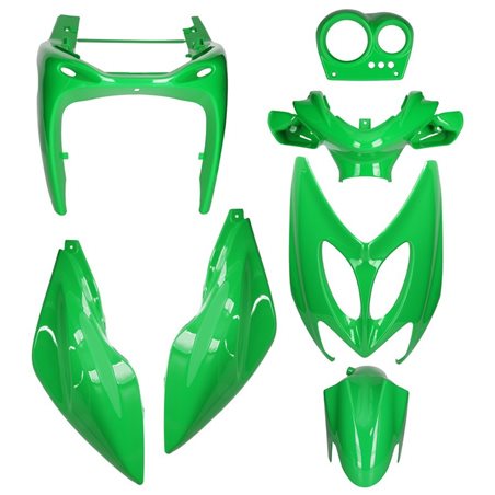 KIT DE CARENADOS YAMAHA AEROX 7 PIEZAS VERDE KAWA