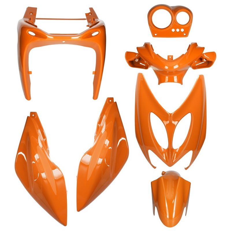 KIT DE CARENADOS YAMAHA AEROX 7 PIEZAS NARANJA