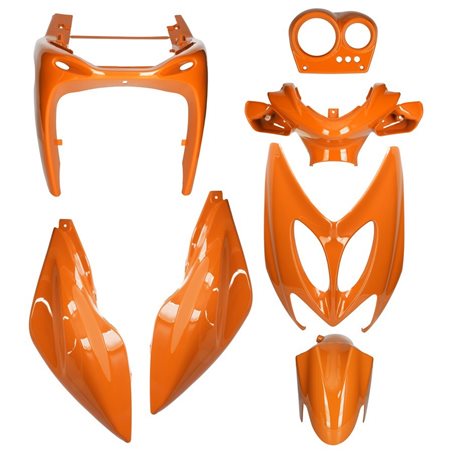 KIT DE CARENADOS YAMAHA AEROX 7 PIEZAS NARANJA