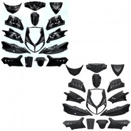 KIT DE CARENADOS PEUGEOT SPEEDFIGHT 2 15 PIEZAS AZUL METÁLICO SPARCO