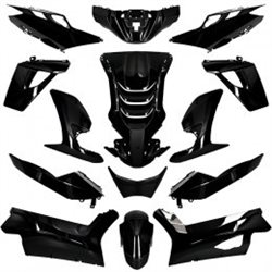 KIT DE CARENADOS PEUGEOT SPEEDFIGHT 4 14 PIEZAS NEGRO MATE
