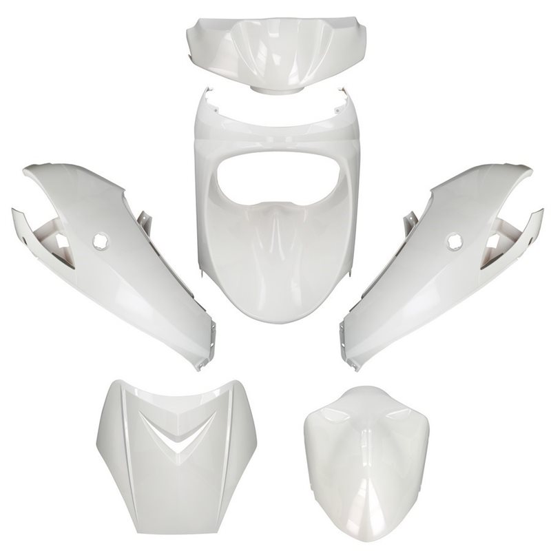 KIT DE CARENADOS PEUGEOT NEW VIVACITY 50 6 PIEZAS BLANCO PERLA