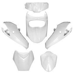 KIT DE CARENADOS PEUGEOT NEW VIVACITY 50 6 PIEZAS BLANCO METÁLICO