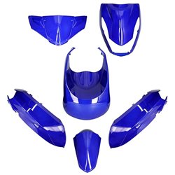 KIT DE CARENADOS PEUGEOT KISBEE 50/100 6 PIEZAS AZUL METÁLICO