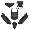 KIT DE CARENADOS PEUGEOT KISBEE 50/100 6 PIEZAS NEGRO MATE