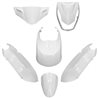 KIT DE CARENADOS PEUGEOT KISBEE 50/100 6 PIEZAS BLANCO METÁLICO