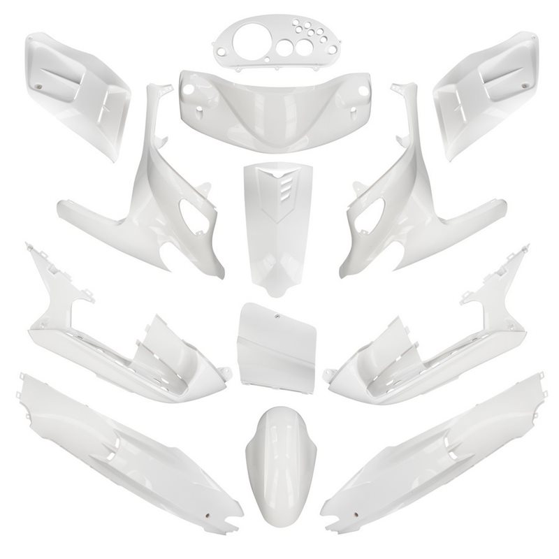 CARENADOS GILERA RUNNER 05 13 PIEZAS BLANCO METÁLICO