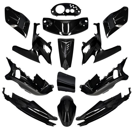 CARENADOS GILERA RUNNER 05 13 PIEZAS NEGRO METÁLICO