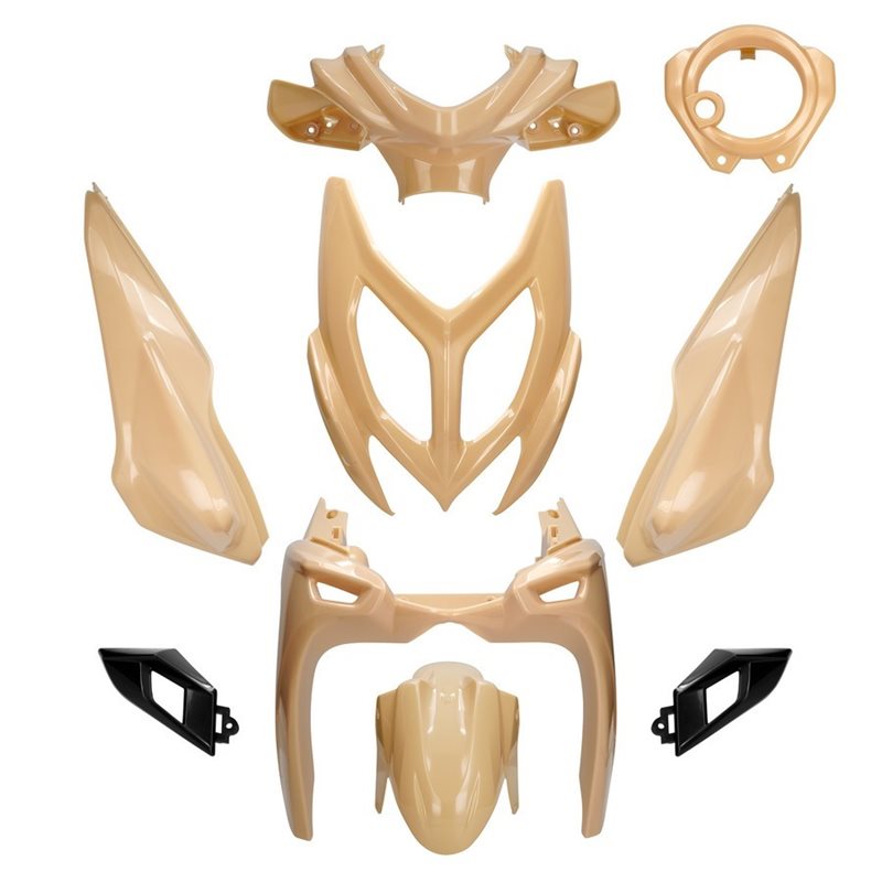 KIT DE CARENADOS YAMAHA AEROX / MBK NITRO 2013 9 PIEZAS SIN PINTAR