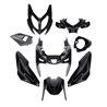 KIT DE CARENADOS YAMAHA AEROX / MBK NITRO 2013 9 PIEZAS NEGRO