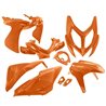 KIT DE CARENADOS YAMAHA AEROX / MBK NITRO 2013 9 PIEZAS NARANJA METÁLICO