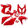 KIT DE CARENADOS YAMAHA AEROX / MBK NITRO 2013 9 PIEZAS ROJO SCUDERIA
