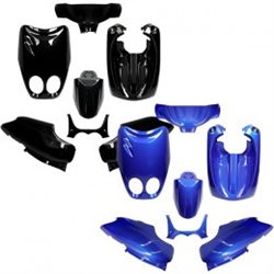 KIT DE CARENADOS YAMAHA NEOS / MBK OVETTO 2002-2007 7 PIEZAS AZUL METÁLICO